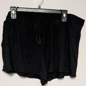 Stars Above Black Athletic Shorts